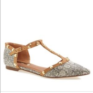Halogen Olson Snakeskin Flat